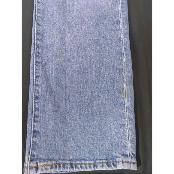 Levis 511 Jeans Mens 38x32 Premium Light Blue Washed Big E Red Tab  READ - Picture 9 of 16